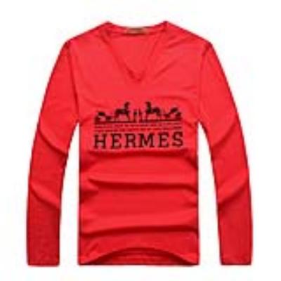 Cheap HERMES Men's long sleeves shirts wholesale No. 66